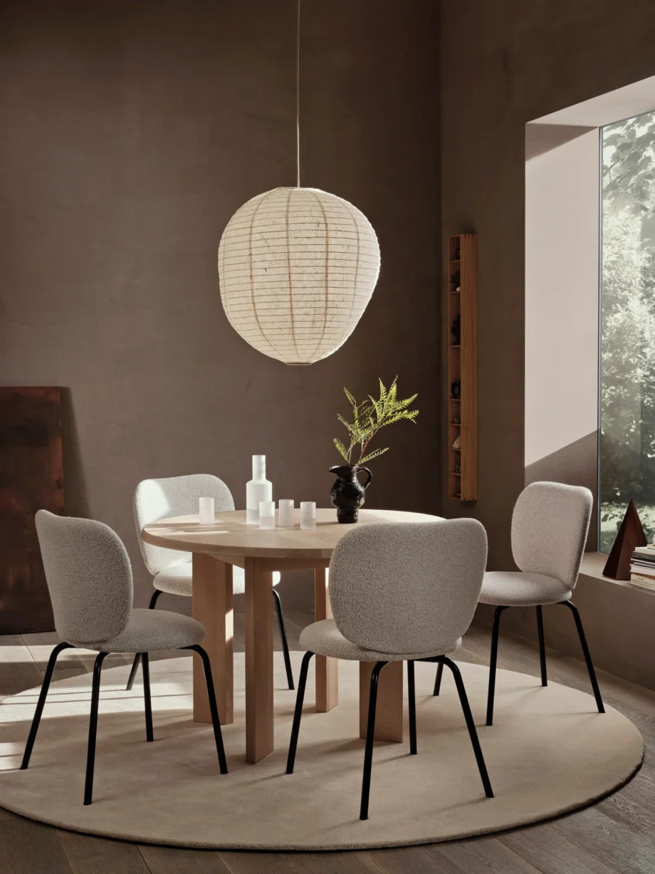 Stille Teppich, Ø240 Off-white - Ferm Living