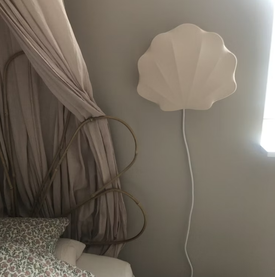 Muschel-Stofflampe Blush - Konges Sløjd