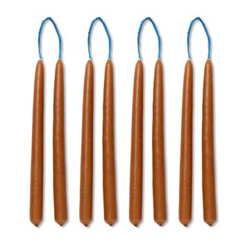 Dipped Candles - Set of 8 - Amber