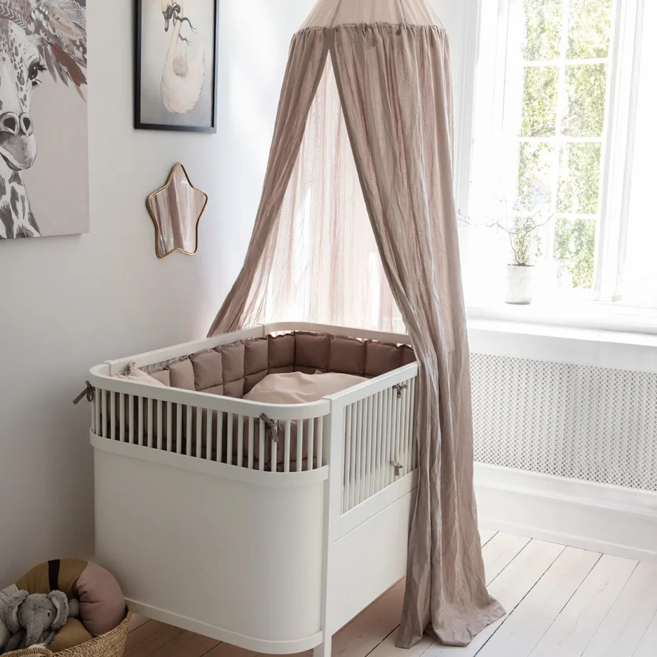 Dobby Weave Baldachin, Jetty Beige - Sebra