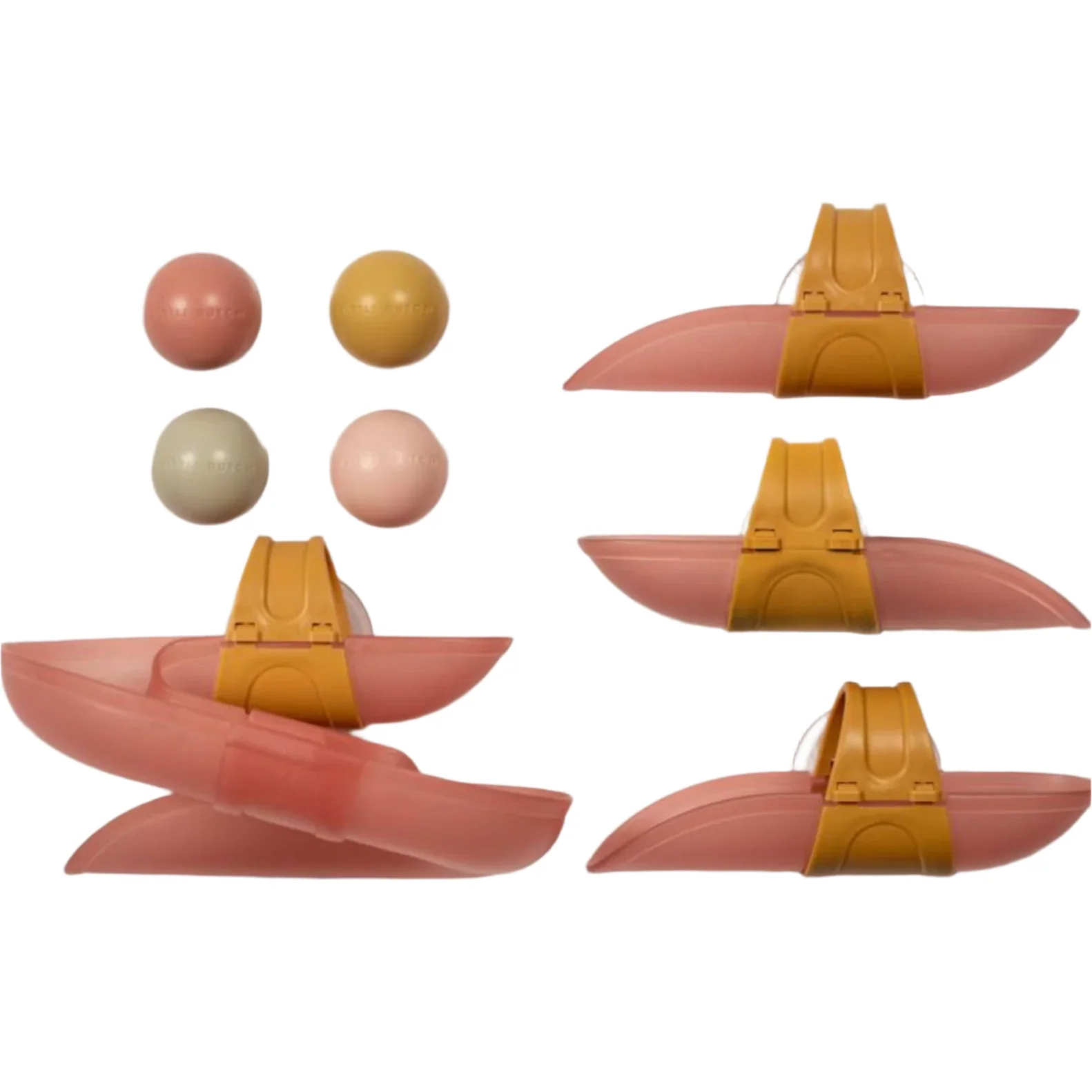Ball track bathtub