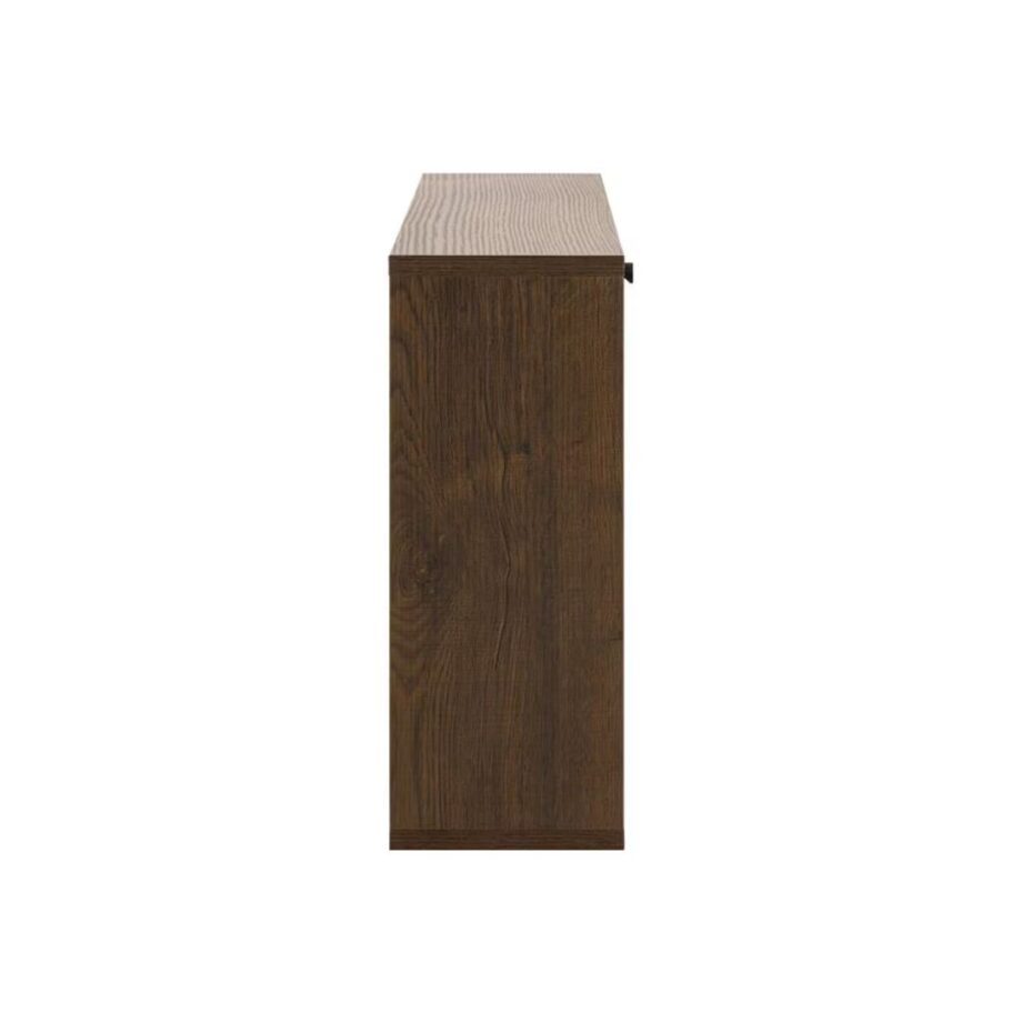 Shoe cabinet Albany, dark brown - AC Design