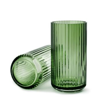 Green glass lyngby vase 20