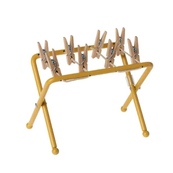 Miniature drying rack w. pegs