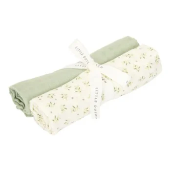 Swaddles muslin 70 x 70 cm Blauberry Leaves & Sage