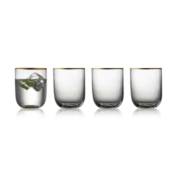 Drinking glass Palermo Gold 4 pieces - Lyngby Glas