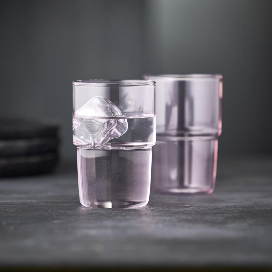 Drinking Glas Torino Pink, 2 pcs - Lyngby