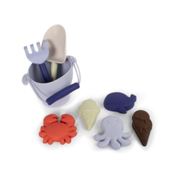 Silicone beach set - Blue Mix
