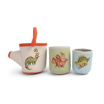 Neoprene bath toys - Dino activity cups