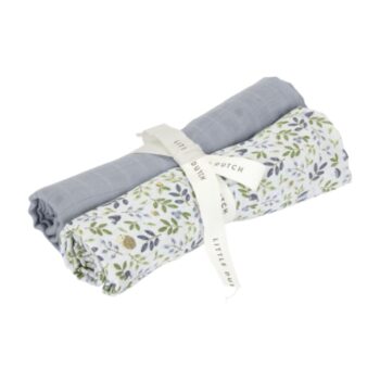 Swaddles muslin 70 x 70 cm Forest Adventure & Denim Blue