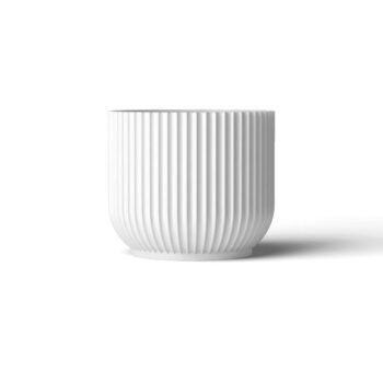 Flowerpot Large, White - Lyngby