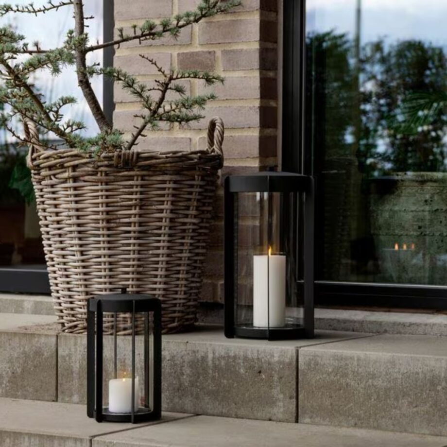 Zone Denmark Laterne Firefly L 35 cm, Schwarz