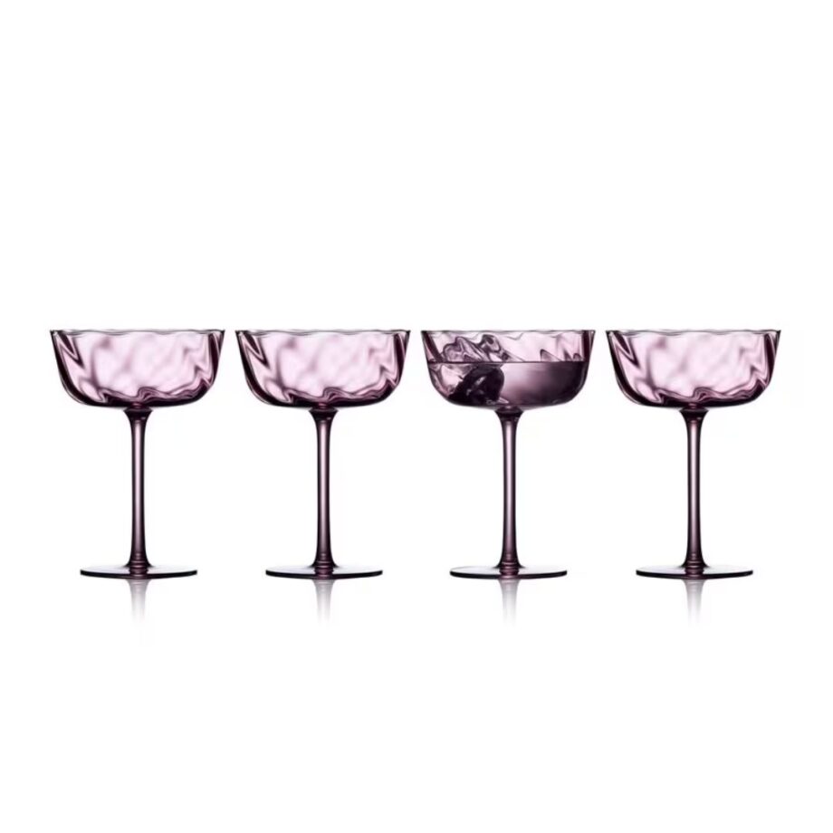 Lyngby Champagnerglas Vienna Lila, 4 Stück, 30 cl