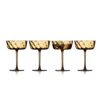 Lyngby Champagnerglas Vienna Braun, 4 Stück, 30 cl
