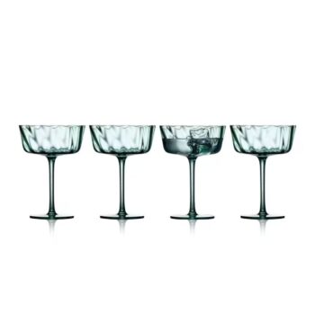 Lyngby Champagnerglas Vienna Grün, 4 Stück, 30 cl