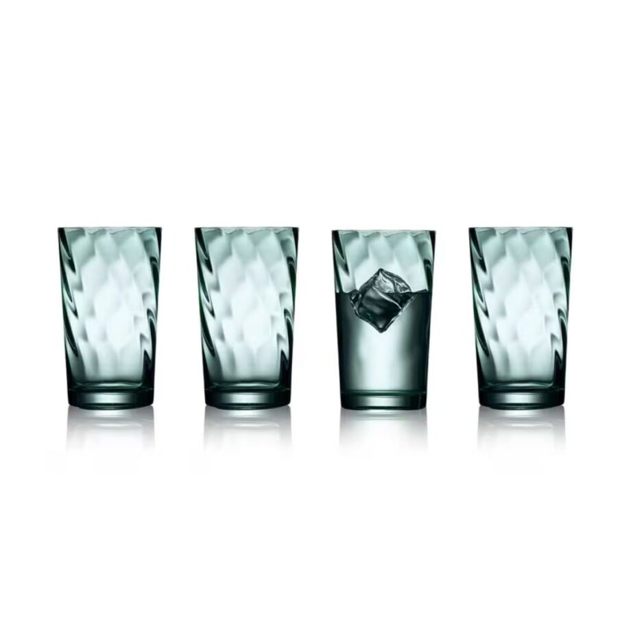 Lyngby Longdrinkglas Vienna Grün, 4 Stück, 45 cl