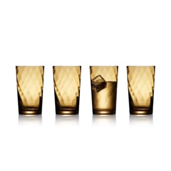 Lyngby Longdrinkglas Vienna Braun, 4 Stück, 45 cl