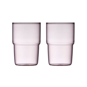 Drinking Glas Torino Pink, 2 pcs - Lyngby