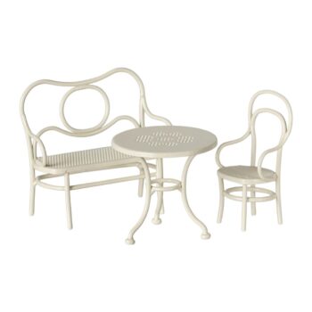 Café set, Mouse Off white - Maileg