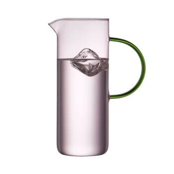 Lyngby Karaffe Torino Pink/Grün, 1.1 Liter