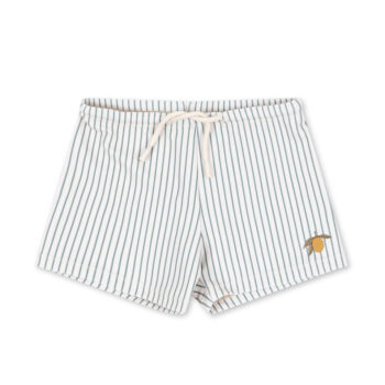 Aster Swim Pants, Tea Stripe Lemon - Konges Sløjd