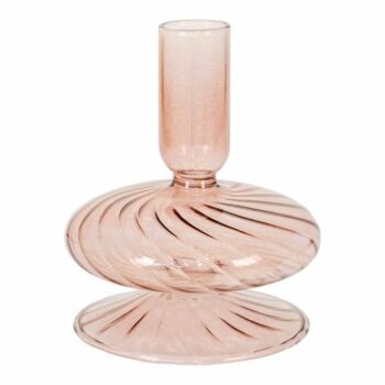 Candleholder glass house nordic