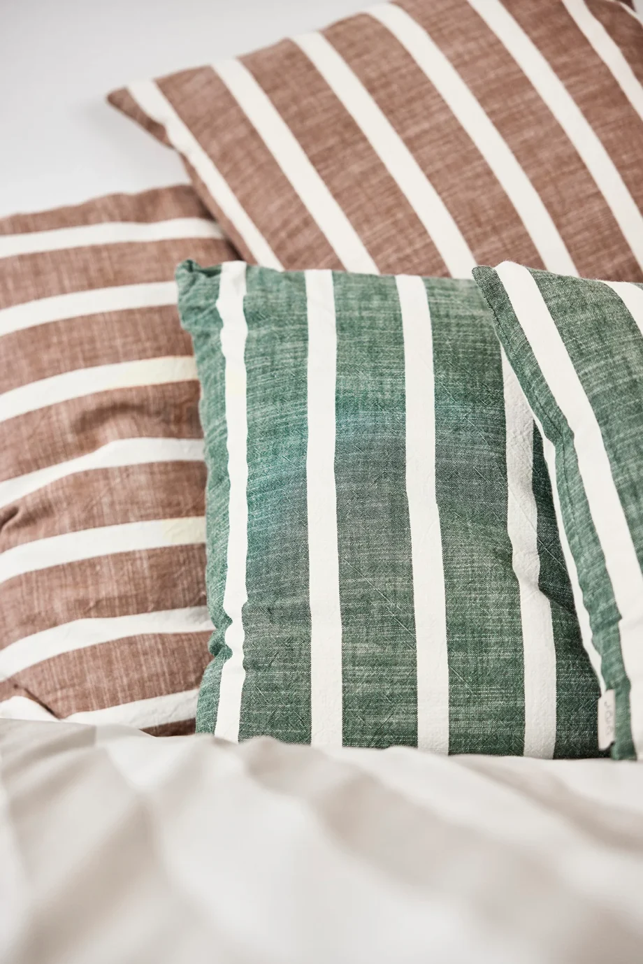 Kara Cushion Cover Long, Green - OYOY