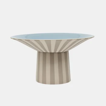 OYOY Dekoschale Toppu Centerpiece Beige/Blau