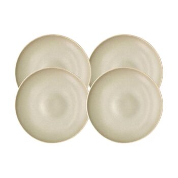Villa Collection Salatschüssel Shoku 28 cm, 4 Stück, Beige