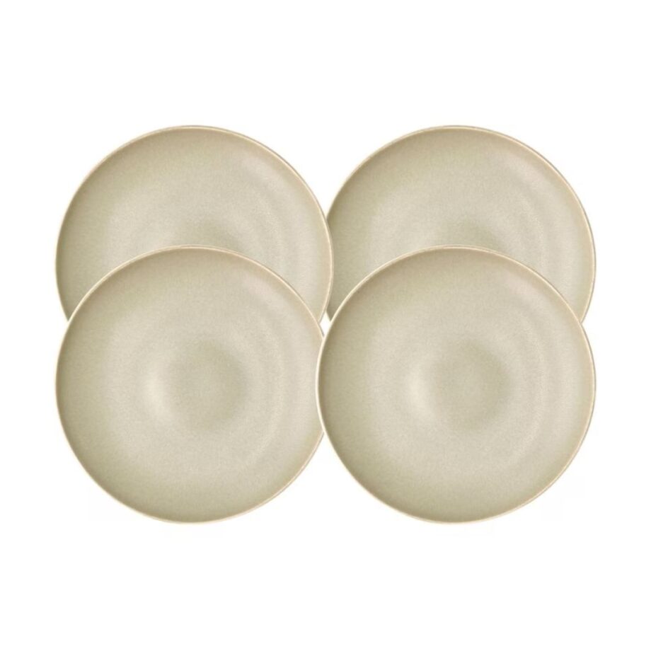 Villa Collection Salatschüssel Shoku 28 cm, 4 Stück, Beige