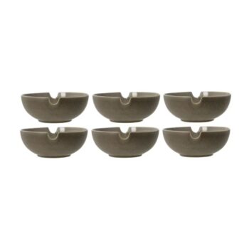 Villa Collection Ramenschale Shoku 18.5 cm, 6 Stück, Braun