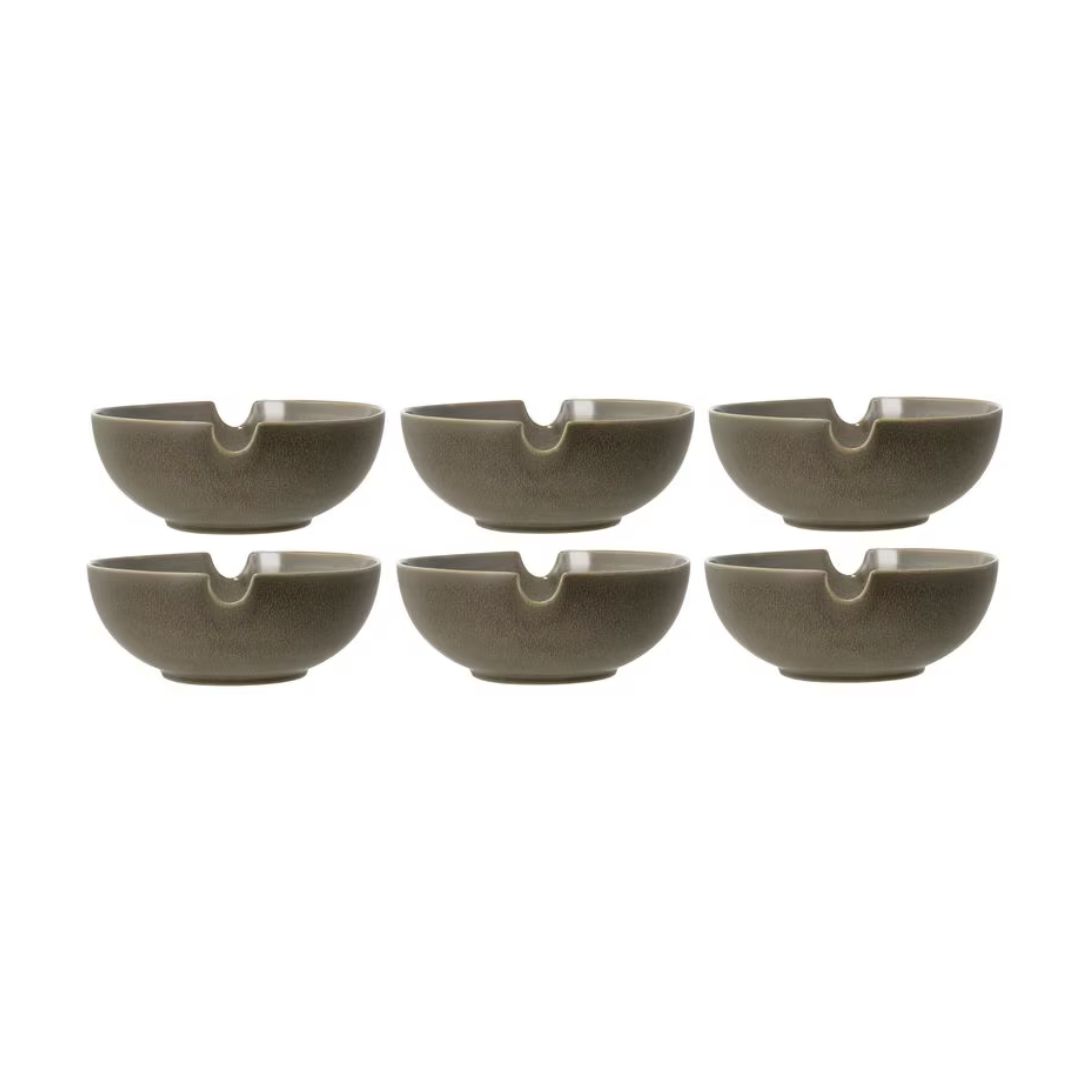 Villa Collection Ramenschale Shoku 18.5 cm, 6 Stück, Braun