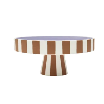 OYOY Dekoteller Toppu 20 cm, Caramel/Lavendel