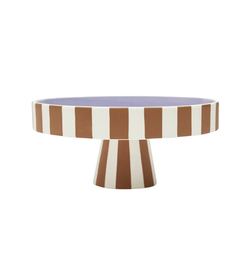 OYOY Dekoteller Toppu 20 cm, Caramel/Lavendel