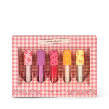 Kids Glitter Lip Gloss 5 pcs - Konges Sløjd