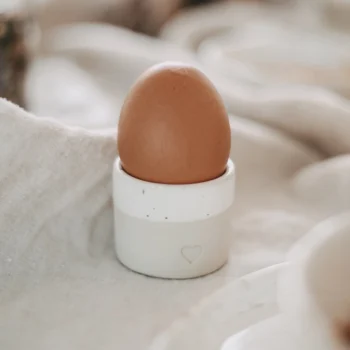 egg cup, Heart Egg Cup