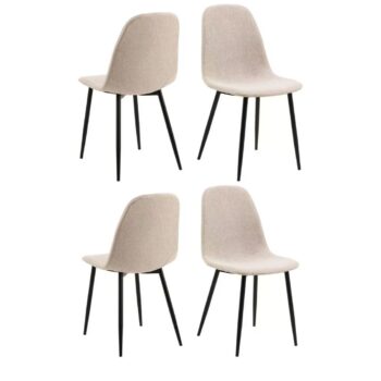 Beige Celia Chair 4 pcs - AC Design
