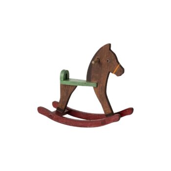Rocking horse, Mouse - Dark brown