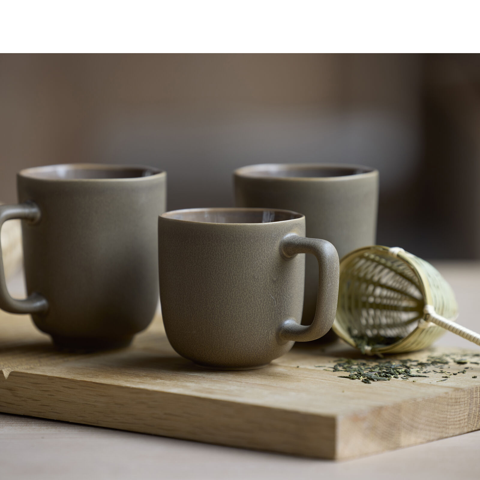 Villa Collection Kaffeetasse Shoku 330 ml, 6 Stück, Braun