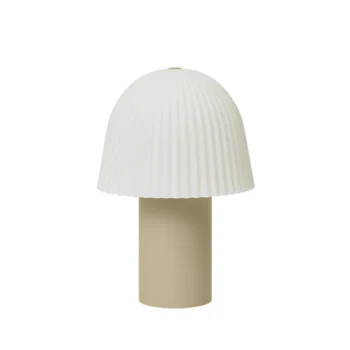 Frill Portable Lamp - Cashmere/White
