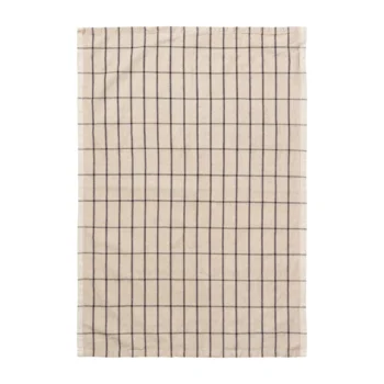 Hale Tea Towel - Sand/Black