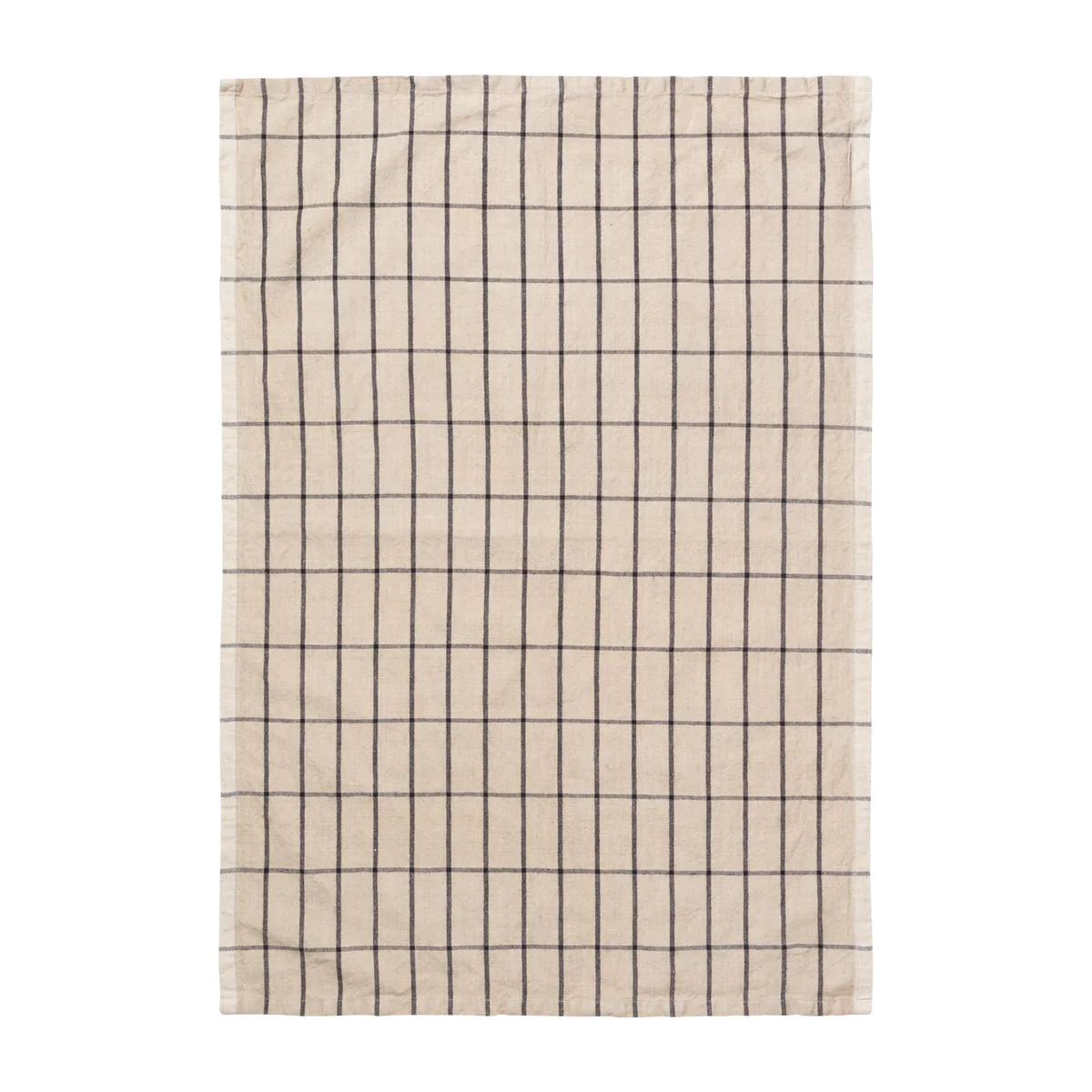 Hale Tea Towel - Sand/Black