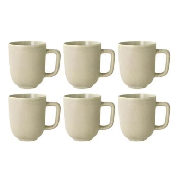 Villa Collection Kaffeetasse Shoku 330 ml, 6 Stück, Beige
