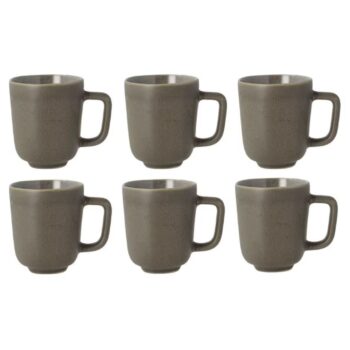 Villa Collection Kaffeetasse Shoku 330 ml, 6 Stück, Braun