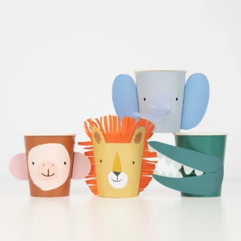 Animal Party Cups (x8) - Meri Meri