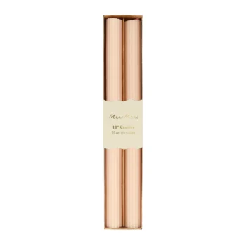 Rose Ripped Candles pcs. 2 - Meri Meri