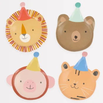 Animal Party Plates (x8) - Meri Meri