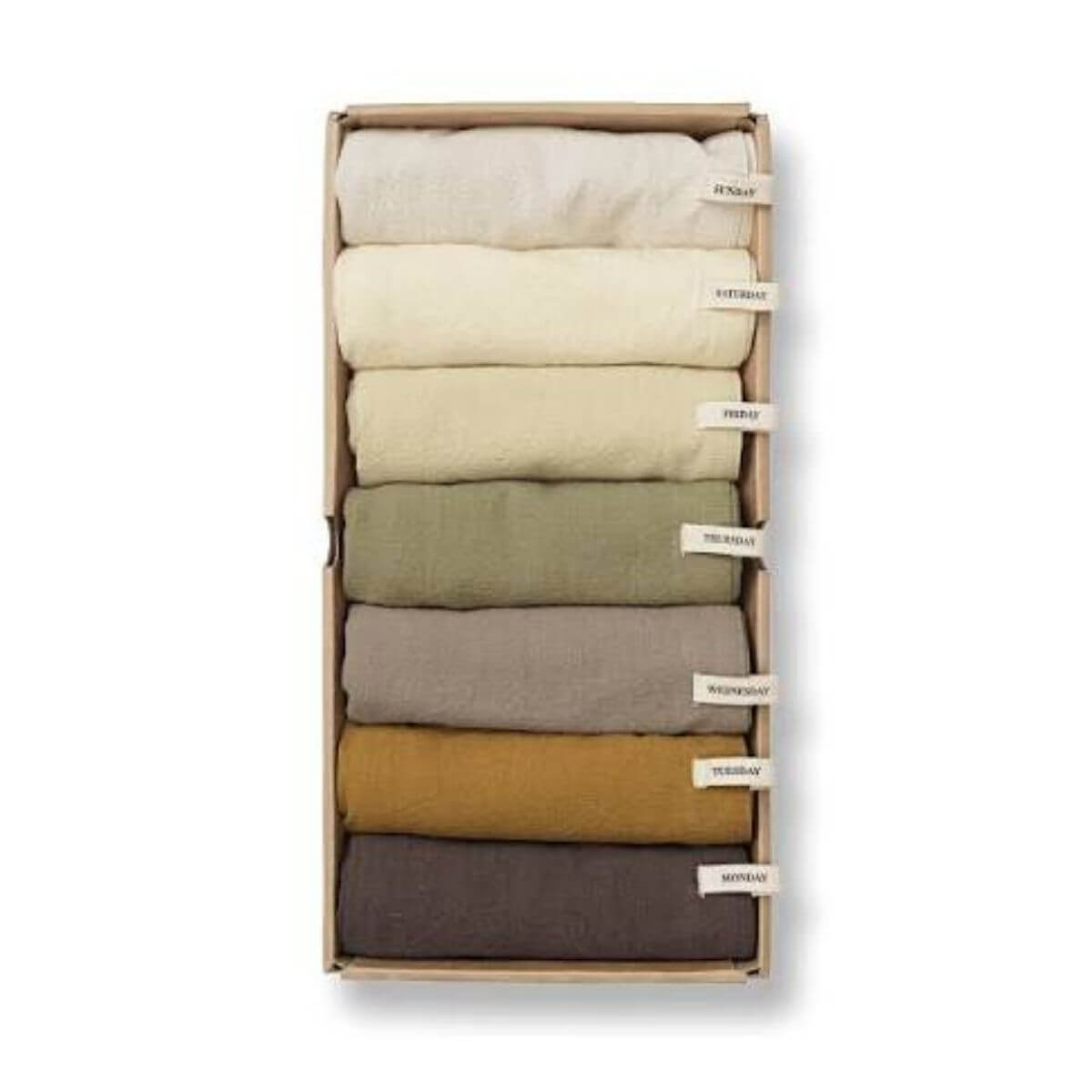 Day Tea Towel - Set of 7 - Calm