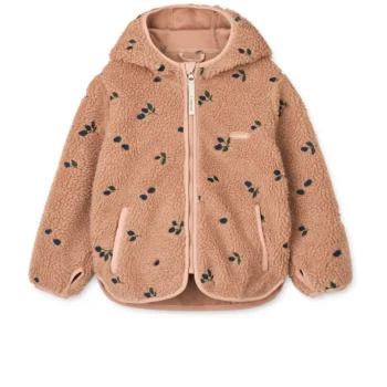 MARA PILE JACKET BERRY / PALE TUSCANY / EMBROIDERY