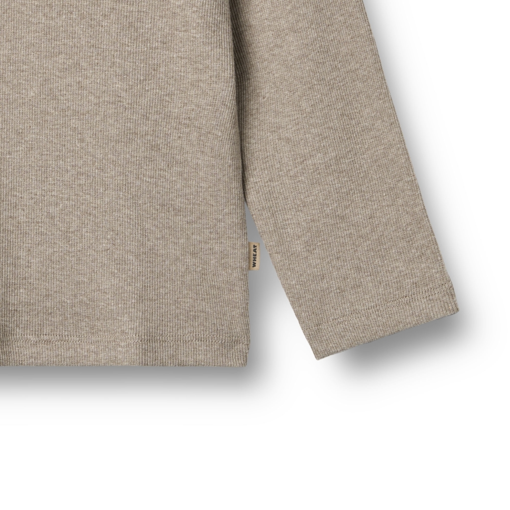 Shirt L/S Milo Gravel - Wheat